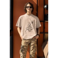 Meditated Monk Oversized Tshirt