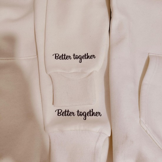 Sadece Kol Baskılı  Sweatshirt