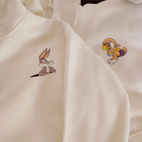 2 Adet Çizgifilm Tasarımlı Sweatshirt