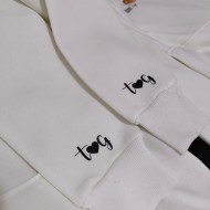 Siyah Ejder & Beyaz Ejder Kapşonlu Sweatshirt