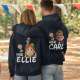 Ellie & Carl Kombin Kapşonlu Sweatshirt