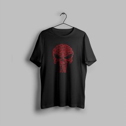 Punisher Kurukafa Tasarımlı Tshirt