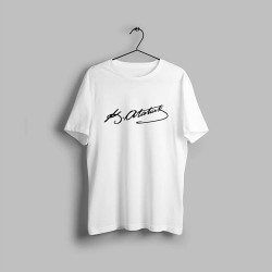 Kemal Atatürk İmza Baskılı Tshirt Kemal Atatürk İmza Baskılı Tshirt