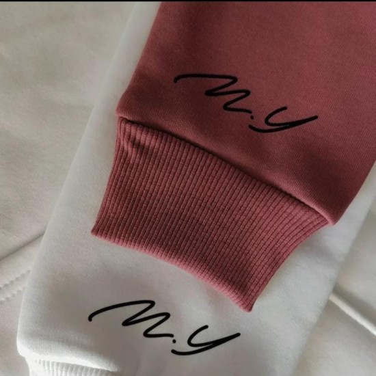 Sadece Kol Baskılı  Sweatshirt